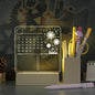Acrylic Calendar Memo Board with LED Night Light
