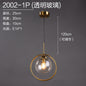 Nordic Modern Minimalist Glass Pendant Light