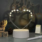 Acrylic Calendar Memo Board with LED Night Light