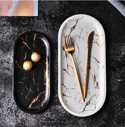 Nordic Style Fish Plate - Creative Ceramic Dish